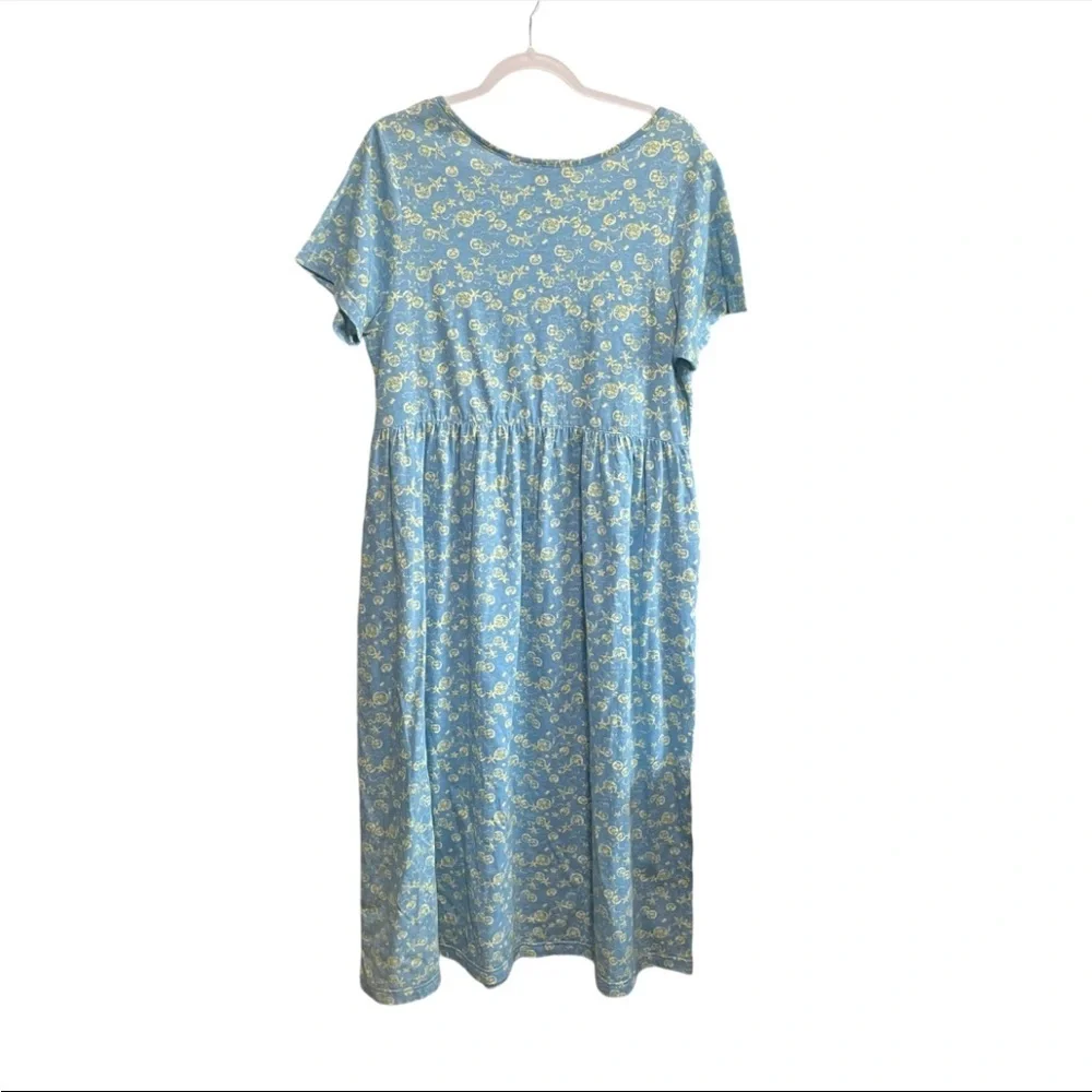 Vintage Lilly Pulitzer Sand Dollar, Turtle Midi Dress, in Excellent Condition - Picture 4 of 6